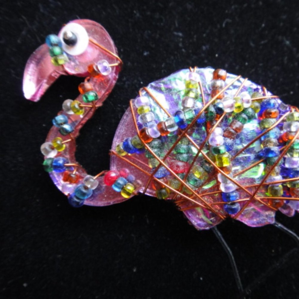Handmade Art Pin - Picture 3 of 9